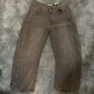 We The Free, Free People jeans, barrel grey size small